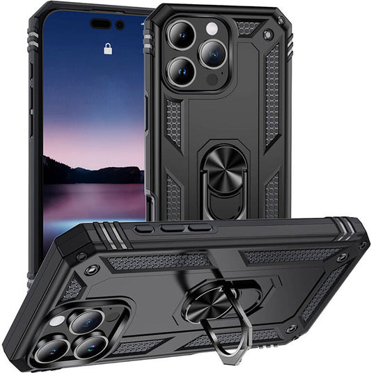Apple iPhone 16 Pro Kılıf Mnc Vega Kapak-Siyah