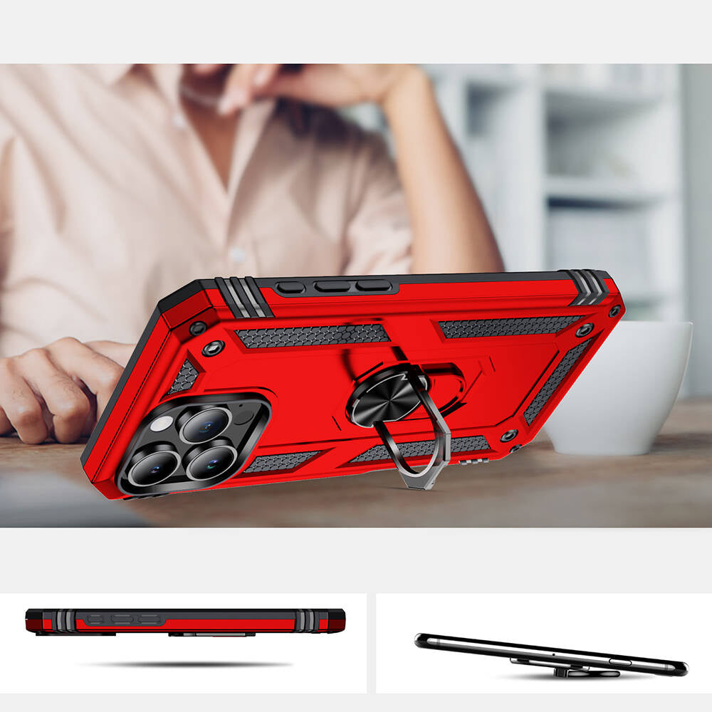 Apple iPhone 16 Pro Kılıf Mnc Vega Kapak-Siyah