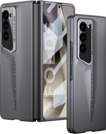 Galaxy Z Fold 6 Kılıf Ultra Ince Kamera Korumalı Sert Rubber Mnc Procase Kapak-Gri