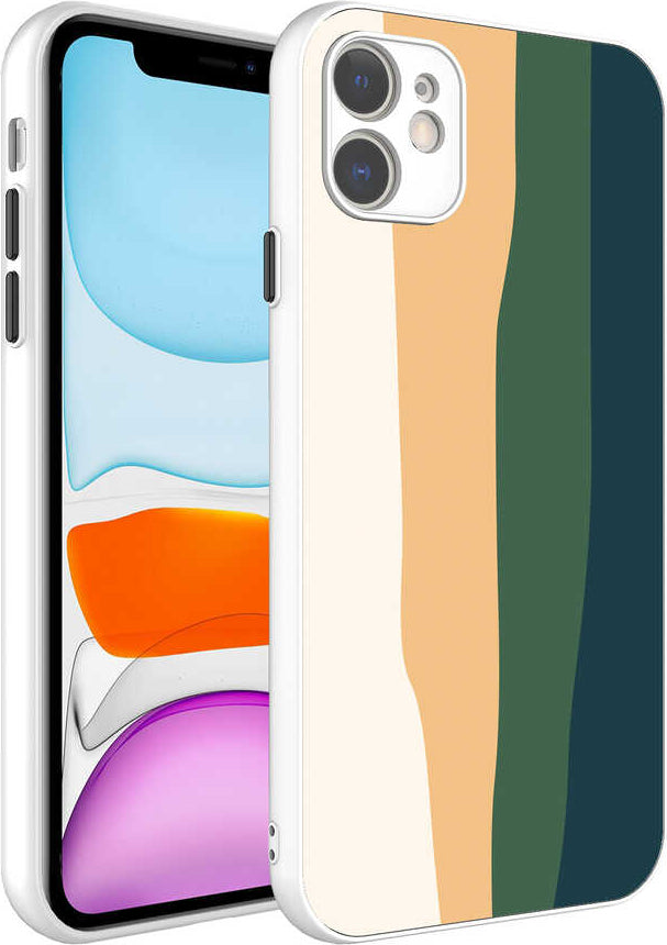 iPhone 11 Uyumlu Kamera Korumalı Renkli Temperli Mnc X-Cam KAPAK-NO11