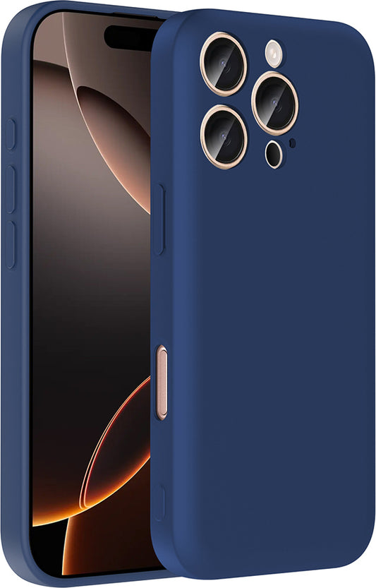 iPhone 16 Pro Max Kılıf Kamera Korumalı Kartlık Hazneli Mnc Vitra Kapak - Siyah