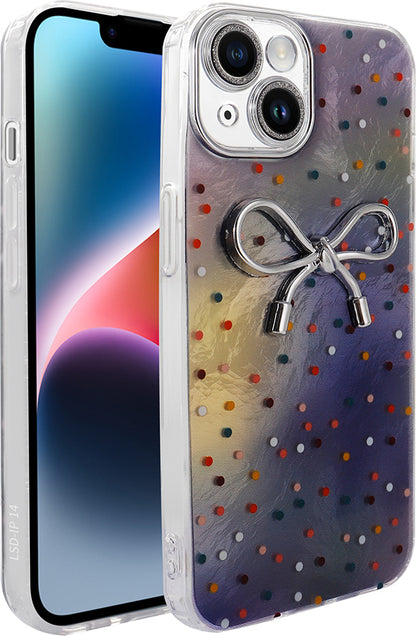 iPhone 13 Kılıf Kamera Korumalı Figürlü Mnc Ponti Silikon Kapak - Açık Mavi