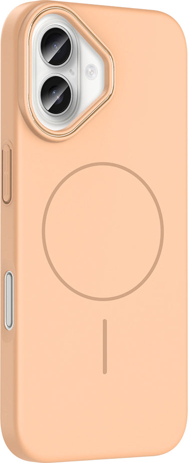 iPhone 16 Plus Kılıf Magsafe Şarj Özellikli Mnc Ruby Silikon Kapak - Siyah