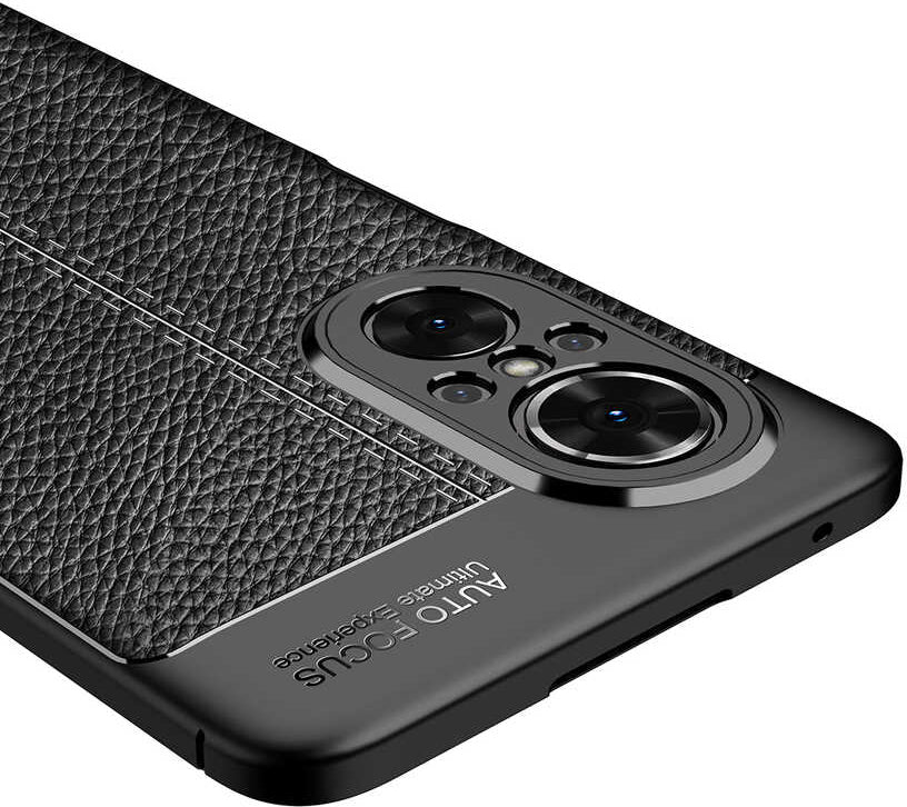 Huawei Nova 9 Se Kılıf Mnc Niss Silikon Kapak-Siyah