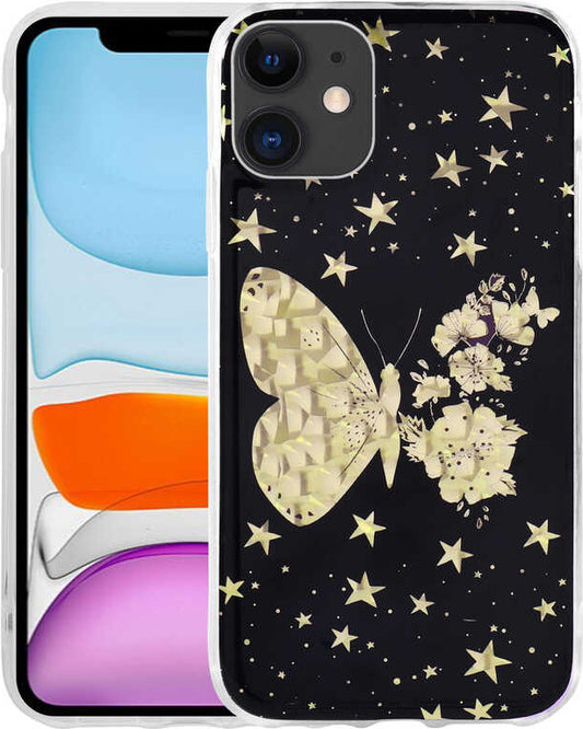 iPhone 11 Kılıf Desenli Sert Mnc Elnov Kapak-No2