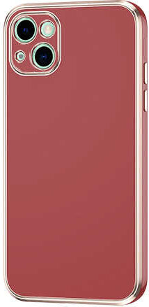 iPhone 13 Uyumlu Mnc Bark Kapak-Kahverengi