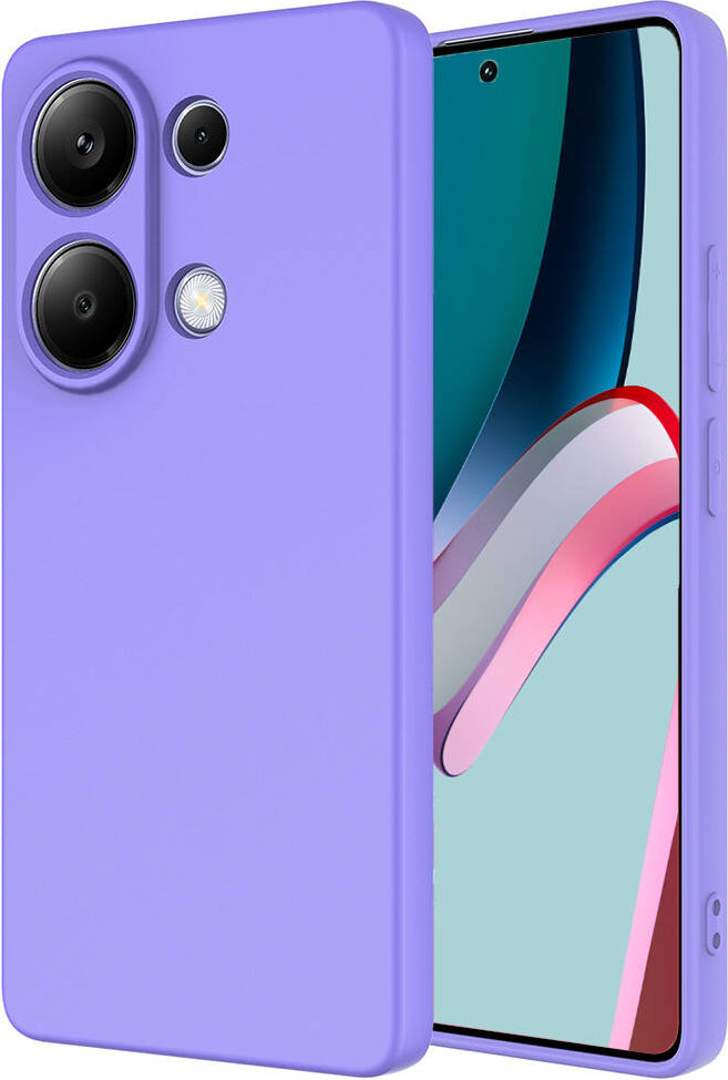 Xiaomi Redmi Note 13 Pro 4g Kılıf Mnc Mara Laaakan Kapak-Lila