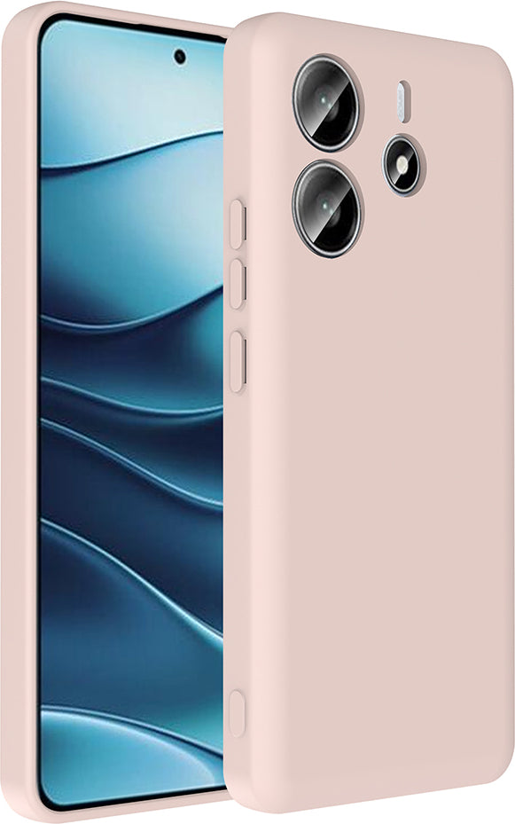 Redmi Note 14 4g Kılıf Kamera Korumalı Kartlık Hazneli Mnc Vitra Kapak - Pembe