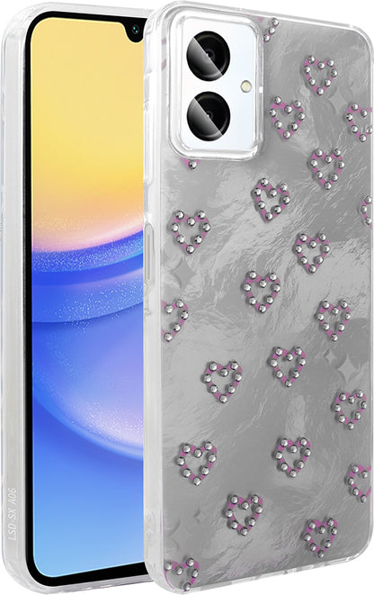 Galaxy A06 Kılıf Kamera Korumalı Figürlü Mnc Ponti Silikon Kapak - Beyaz