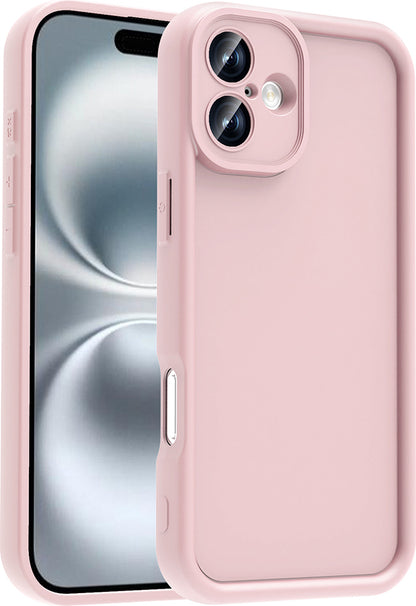 iPhone 16 Plus Kılıf Kamera Korumalı Mnc Ananas Kapak - Pembe