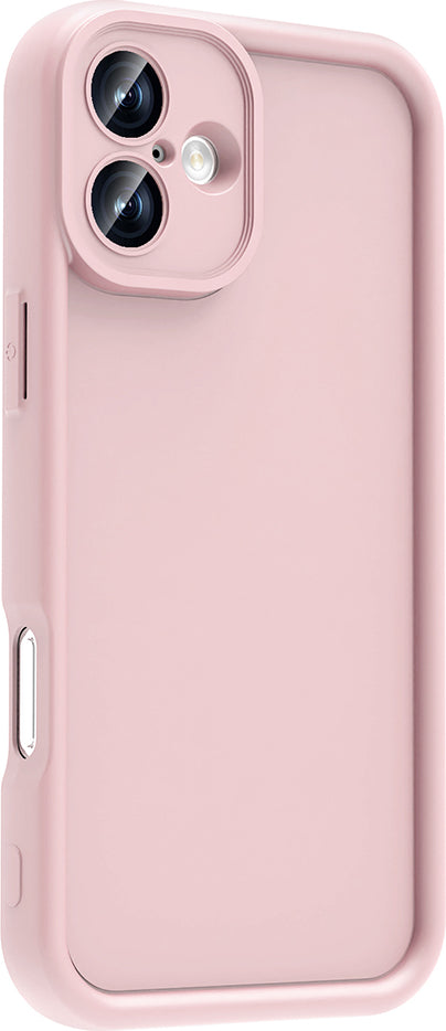 iPhone 16 Plus Kılıf Kamera Korumalı Mnc Ananas Kapak - Pembe