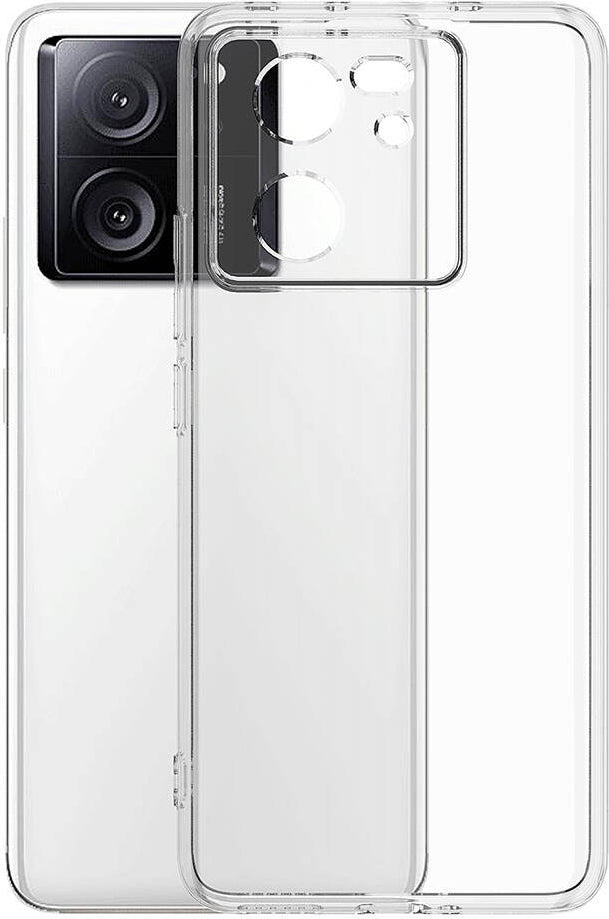 Xiaomi Mi 13T Kılıf Mnc Süper Silikon Kapak-Renksiz