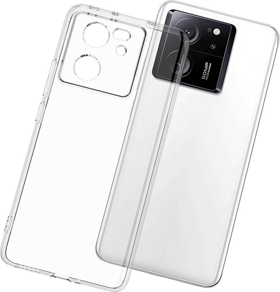 Xiaomi Mi 13T Kılıf Mnc Süper Silikon Kapak-Renksiz