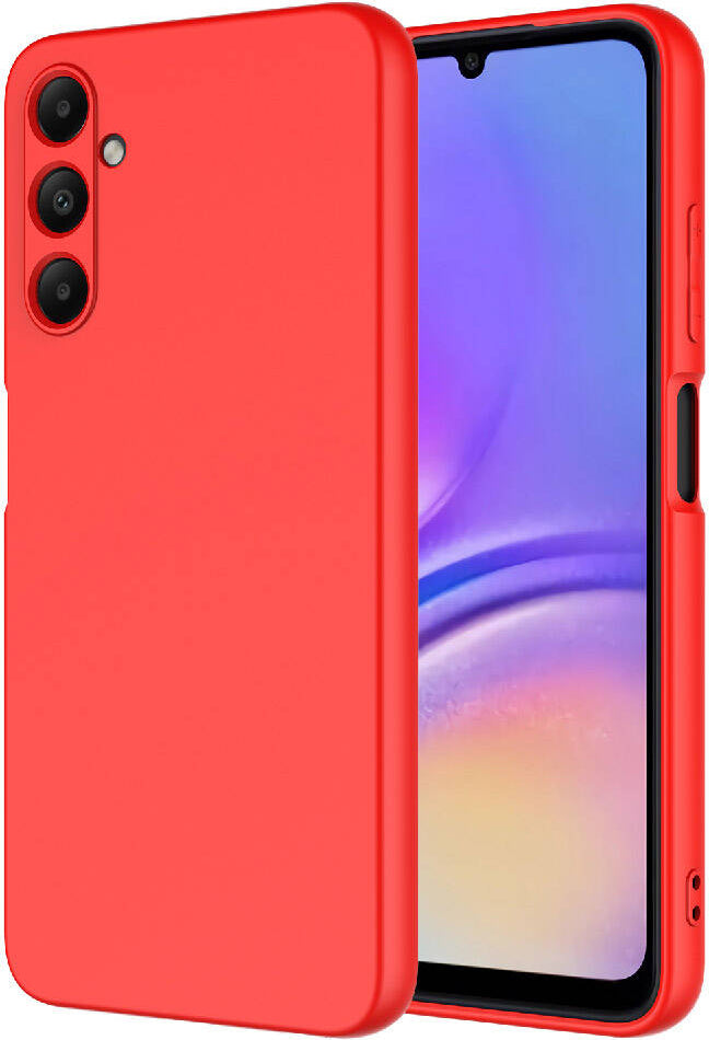 Galaxy A05S Kılıf Mnc Mara Laaakan Kapak-Kırmızı