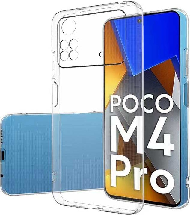 Xiaomi Poco M4 Pro 4g Kılıf Mnc Süper Silikon Kapak-Renksiz