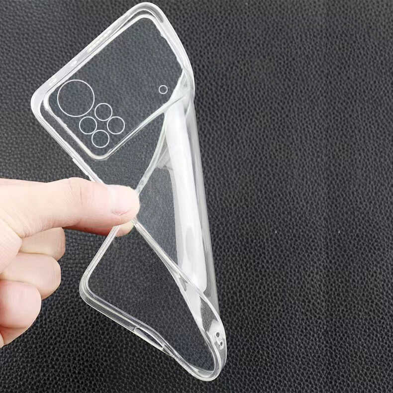 Xiaomi Poco M4 Pro 4g Kılıf Mnc Süper Silikon Kapak-Renksiz