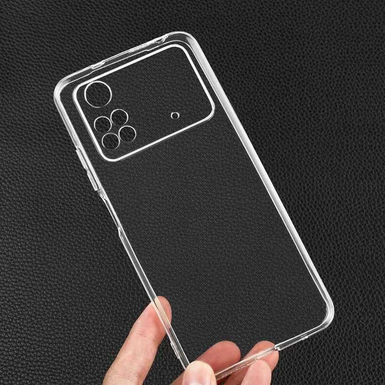 Xiaomi Poco M4 Pro 4g Kılıf Mnc Süper Silikon Kapak-Renksiz