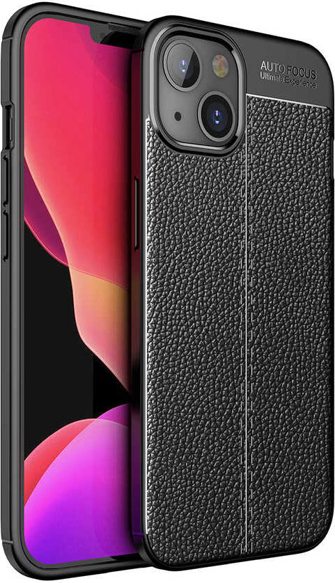 iPhone 14 Plus Uyumlu Mnc Niss Silikon Kapak-Siyah