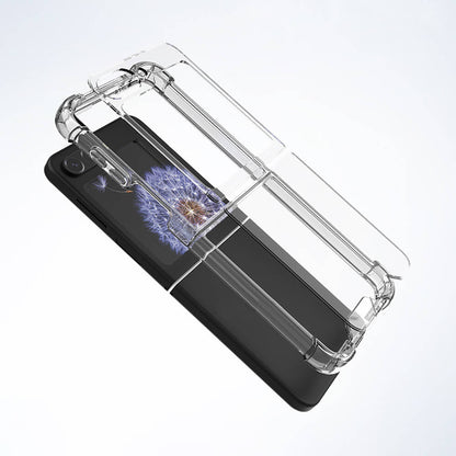 Galaxy Z Flip 6 Kılıf Mnc Nitro Anti Shock Silikon-Şeffaf