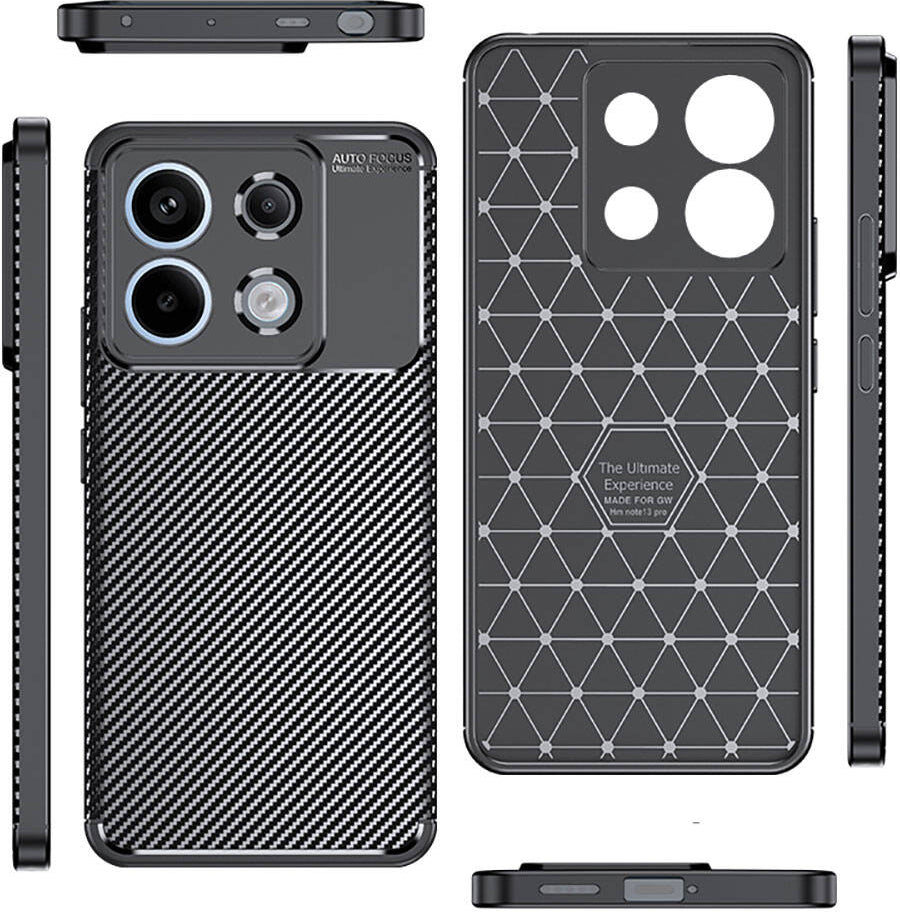 Xiaomi Redmi Note 13 Pro 5g Kılıf Mnc Negro Silikon Kapak-Siyah