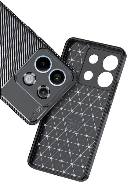 Xiaomi Redmi Note 13 Pro 5g Kılıf Mnc Negro Silikon Kapak-Siyah
