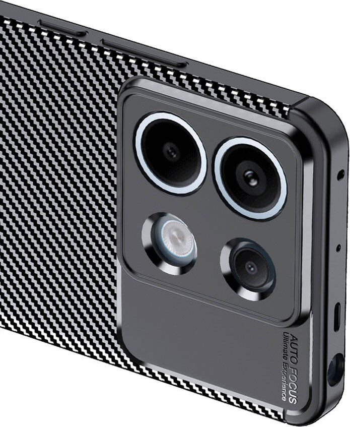 Xiaomi Redmi Note 13 Pro 5g Kılıf Mnc Negro Silikon Kapak-Siyah