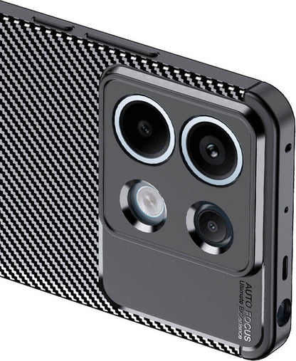 Xiaomi Redmi Note 13 Pro 5g Kılıf Mnc Negro Silikon Kapak-Siyah