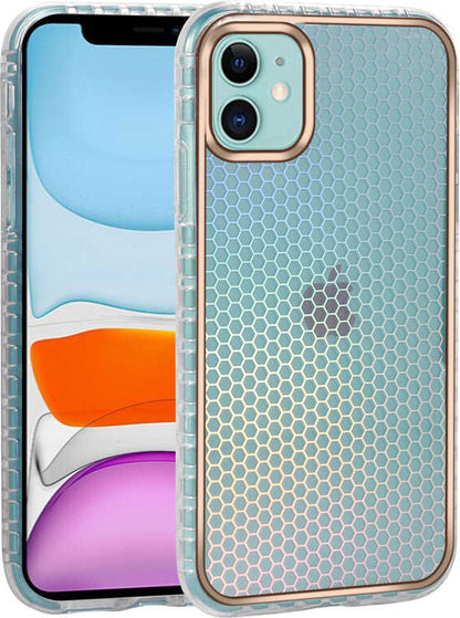 iPhone 11 Kılıf Desenli Parlayan Transparan Mnc Avva KAPAK-NO12