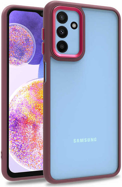 Galaxy M23 Kılıf Mnc Flora Kapak-Kırmızı