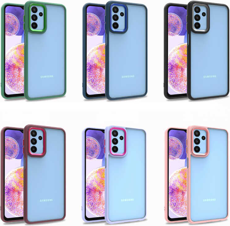 Galaxy M23 Kılıf Mnc Flora Kapak-Kırmızı