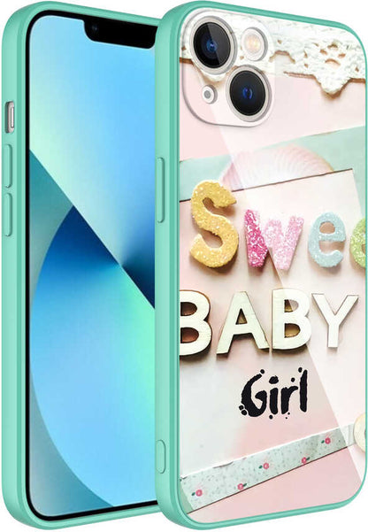 iPhone 13 Kılıf Kamera Korumalı Desenli Sert Silikon Mnc Epoksi Kapak-No5