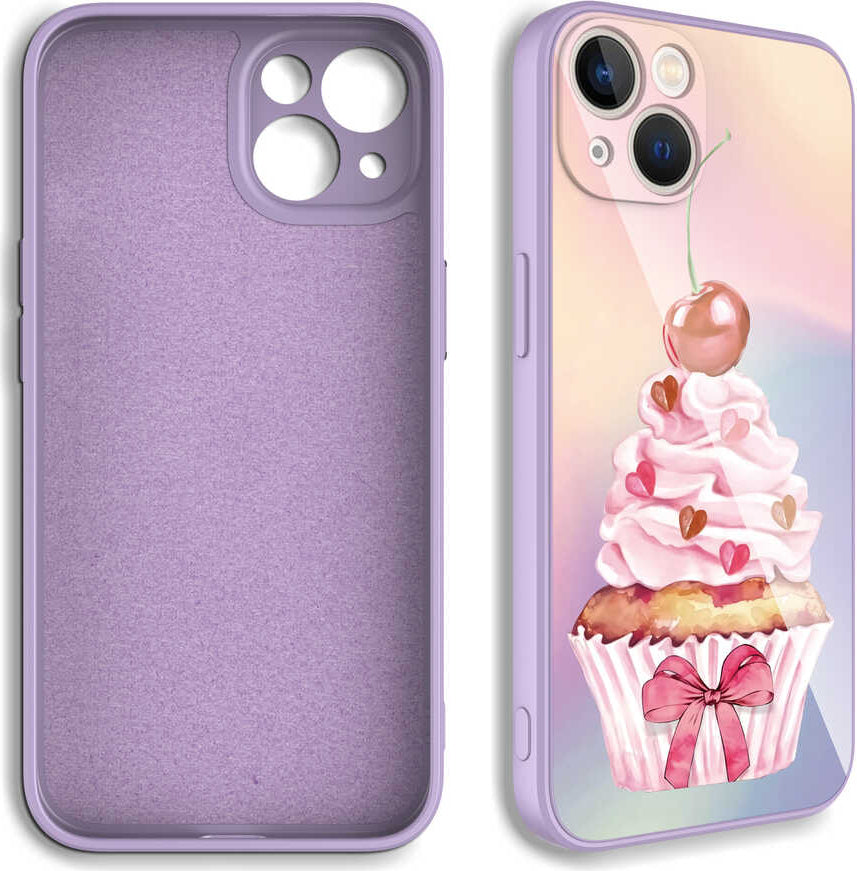 iPhone 13 Kılıf Kamera Korumalı Desenli Sert Silikon Mnc Epoksi Kapak-No5