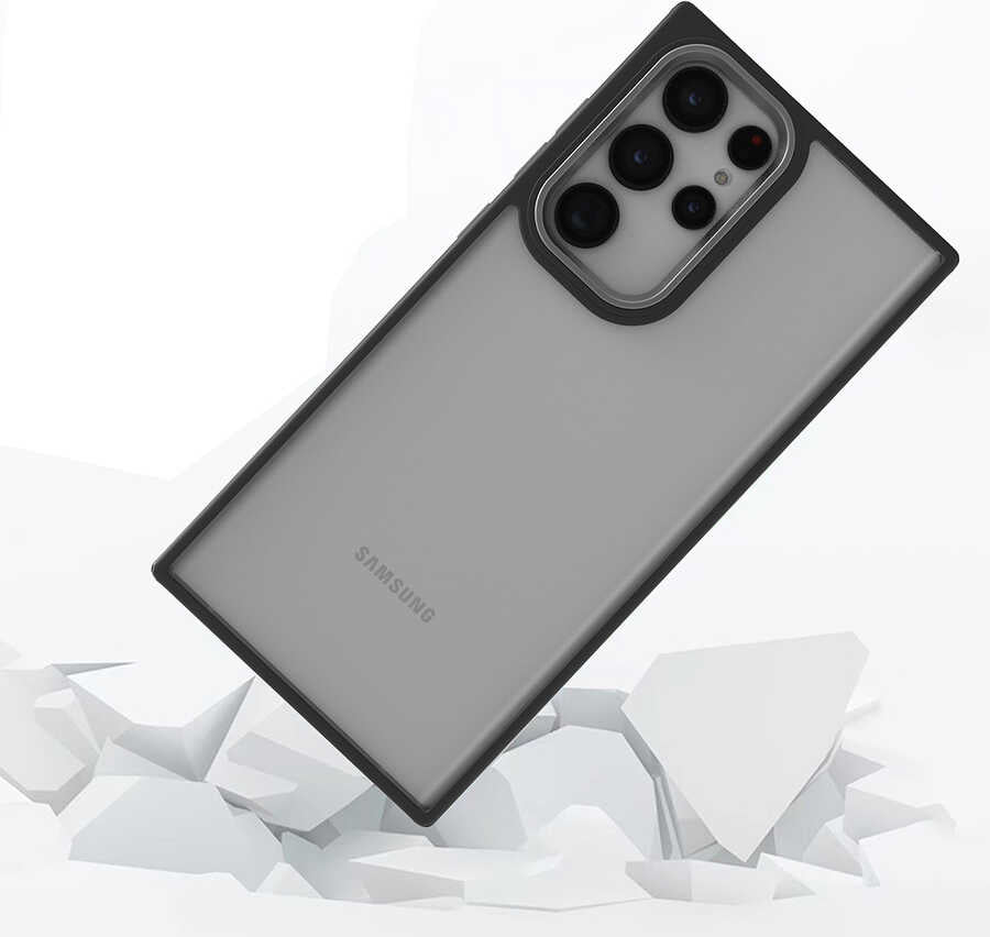 Galaxy S22 Ultra Kılıf Mnc Flora Kapak-Yeşil