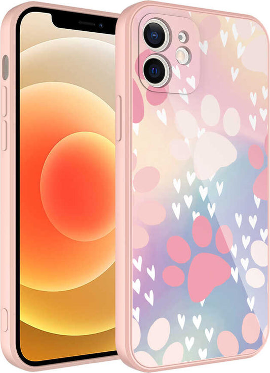 iPhone 11 Kılıf Kamera Korumalı Desenli Sert Silikon Mnc Epoksi Kapak-No4