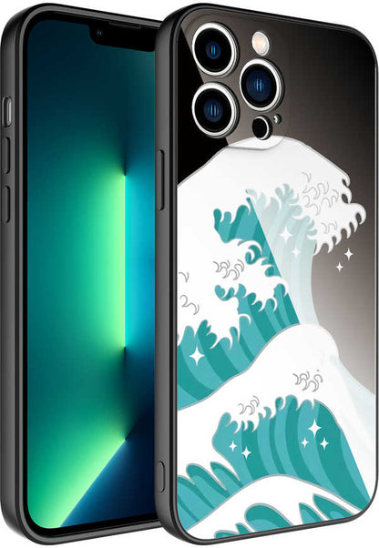 iPhone 13 Pro Kılıf Kamera Korumalı Desenli Sert Silikon Mnc Epoksi Kapak-No9