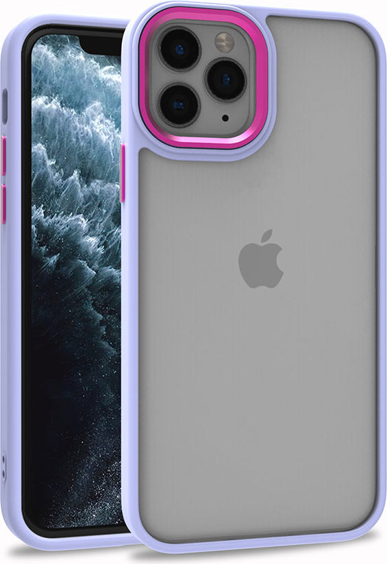 iPhone 11 Pro Uyumlu Mnc Flora Kapak-Lila