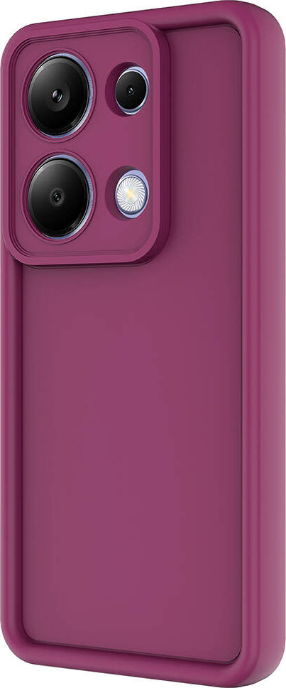 Xiaomi Redmi Note 13 Pro 4g Kılıf Kamera Korumalı Mnc Ananas Kapak-Pembe Koyu