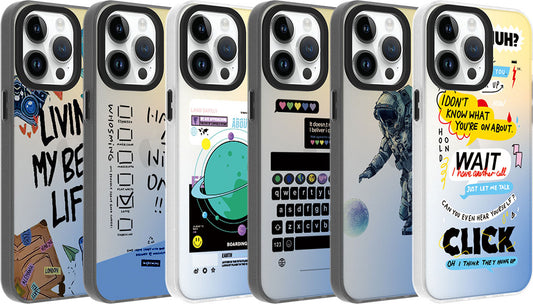 Apple iPhone 14 Pro Kılıf Desenli Mnc Dragon Sert Kapak-Kelimeler