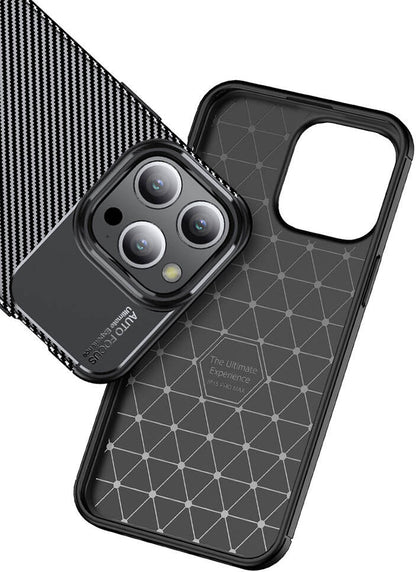 iPhone 15 Pro Max Uyumlu Mnc Negro Silikon Kapak-Siyah