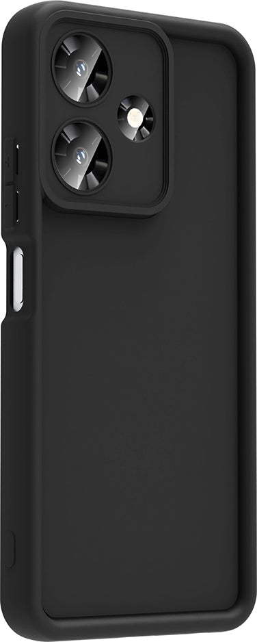 Infinix Hot 30i Kılıf Kamera Korumalı Mnc Ananas Kapak - Siyah