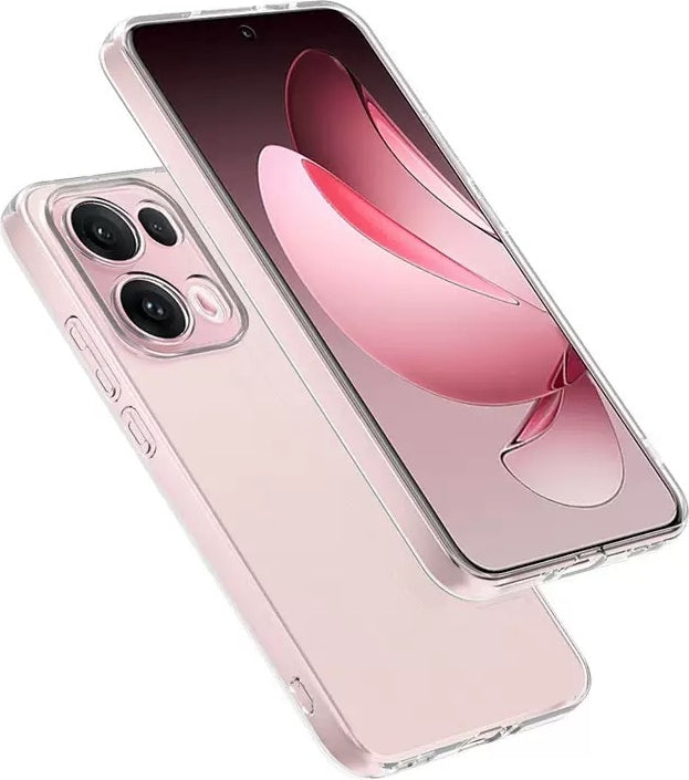 Reno 13 Pro Kılıf Mnc Süper Silikon Kapak - Şeffaf