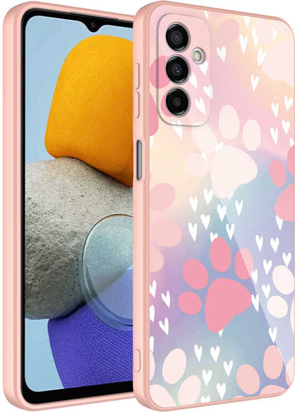 Galaxy M23 Kılıf Kamera Korumalı Desenli Sert Silikon Mnc Epoksi Kapak-No4