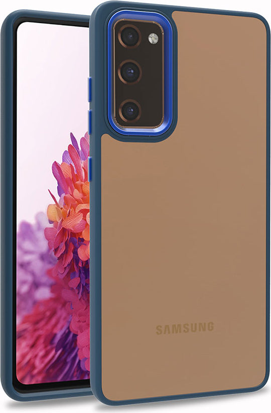 Galaxy S20 Fe Kılıf Mnc Flora Kapak-Mavi