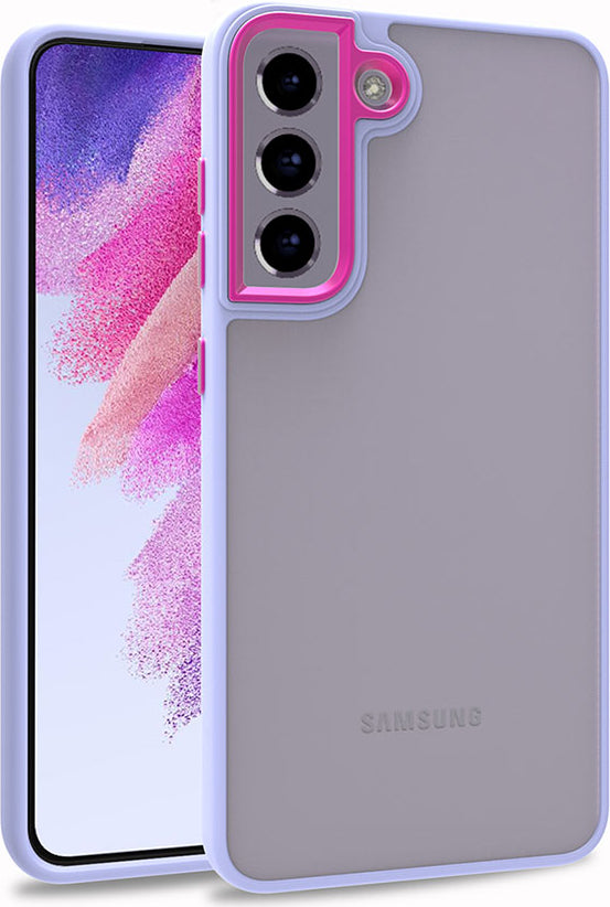 Galaxy S21 Fe Kılıf Mnc Flora Kapak-Lila