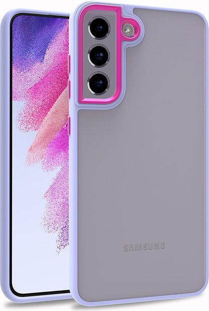 Galaxy S21 Fe Kılıf Mnc Flora Kapak-Lila