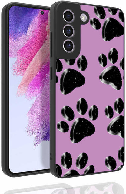 Galaxy S21 Fe Kılıf Desenli Kamera Korumalı Parlak Mnc Nora Kapak-No3