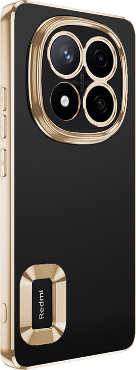 Redmi Note 14 Pro 5g Kılıf Kamera Korumalı Logo Gösteren Mnc Omega Kapak - Siyah