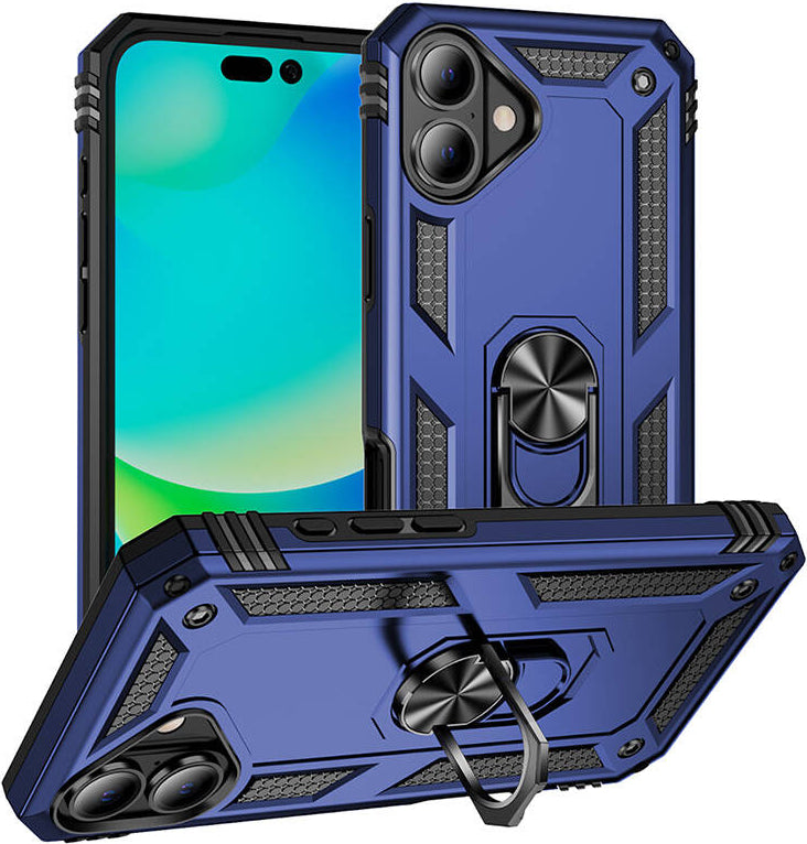 Apple iPhone 16 Kılıf Mnc Vega Kapak-Mavi