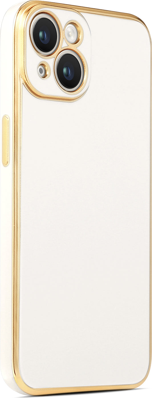iPhone 14 Uyumlu Mnc Bark Kapak-Beyaz