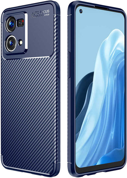 Oppo Reno 7 4g Kılıf Mnc Negro Silikon Kapak-Lacivert
